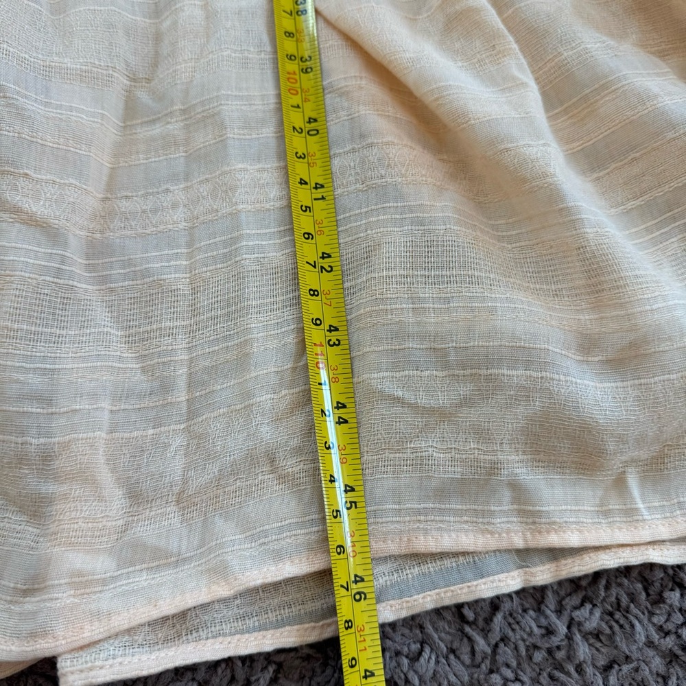 Anthropologie Saturday Sunday Peach Maxi Cerie Gauze Dress Flowy S NEW - Picture 9 of 11